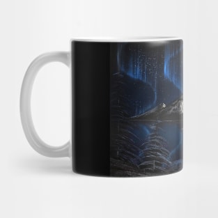 Blue Northern Lights Mug